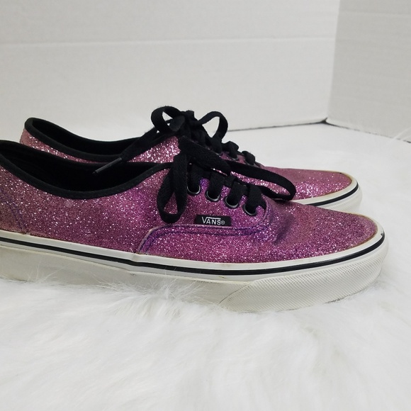 New Van's Pink Glitter Sneakers 8.5 Unworn Vintage - Picture 6 of 8